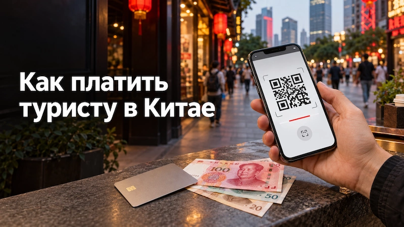 Деньги в Китае: как платить туристу в 2026 году